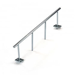 Blackriver Rails - Stairset Rail Round Silver