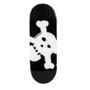 Blackriver Fingerboards Single Deck - New Skull White -XWide 33.3mm