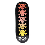 Blackriver Fingerboards Single Deck - RiverLabel Skulls - Wide Low 32mm