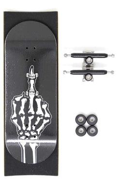 Skull Fingerboards - F**K You Black Edition Pro Complete Wooden Fingerboard (34mm)